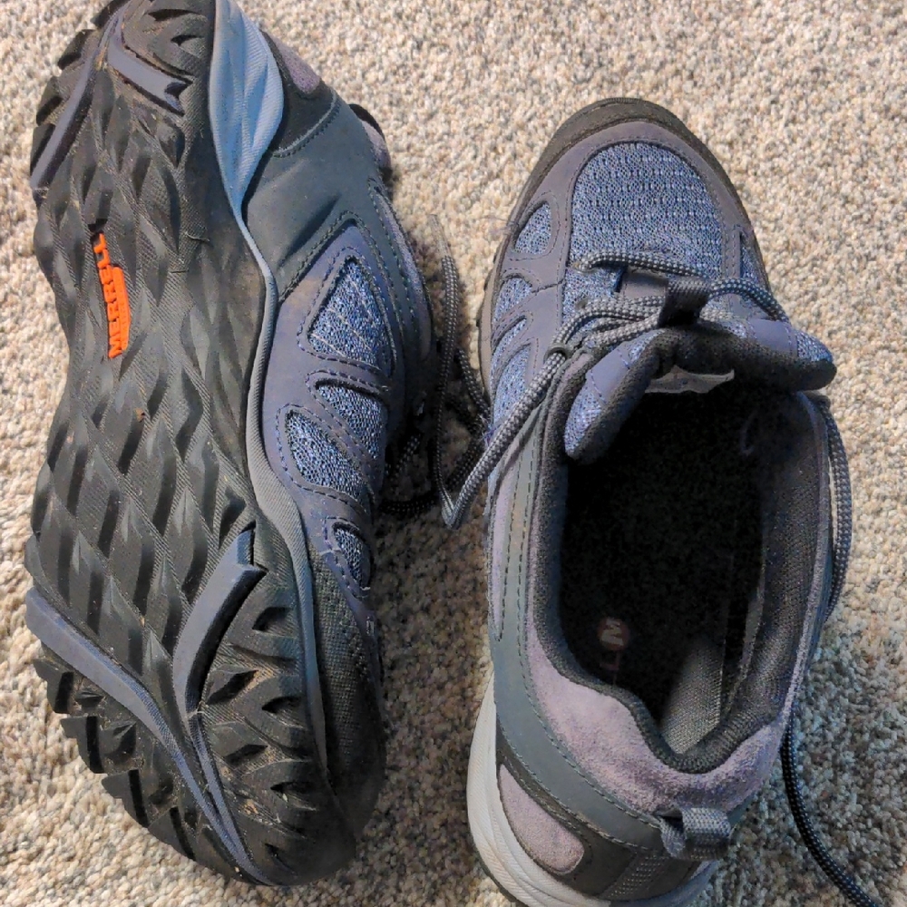 Women's Blue Hiking Merrell Size 8.5 Shoes
